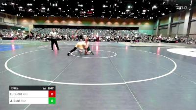 174 lbs Round Of 32 - Ethan Ducca, Wyoming vs Joe Buck, Cal Poly