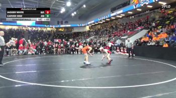 113 lbs Quarterfinal - Jagger White, Nashua-Plainfield vs Carver Hinz, Jesup