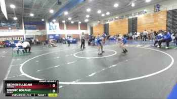 144 lbs Champ. Round 2 - Georgii Guledani, Agoura vs Dominic Bozanic, Gilroy