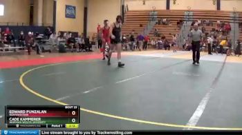 157 lbs Champ. Round 1 - Edward Punzalan, Northwestern vs Cade Kammerer, Nebraska Weslyn University