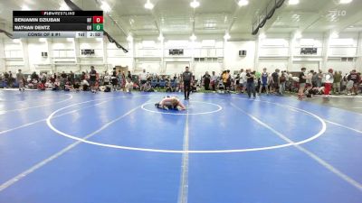 132 lbs Consi Of 8 #1 - Benjamin Dziuban, NY vs Nathan Dentz, OH
