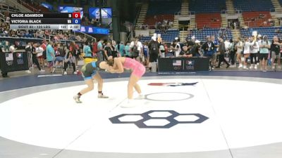 120 lbs Champ. Rd Of 128 - Chloe Adamson, Iowa vs Victoria Black, Washington