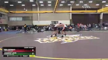 285 lbs Champ. Round 1 - Ben DePrest, Ohio Northern vs Andrew Levis, Baldwin Wallace