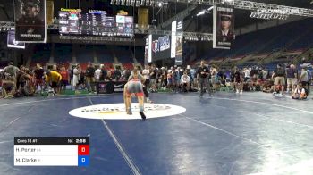 132 lbs Cons 16 #1 - Henry Porter, California vs Mason Clarke, Rhode Island