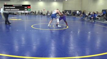 285 lbs Quarterfinal - Grant Henderson, North Iowa Area Community College vs Tafari Parker, Ellsworth CC