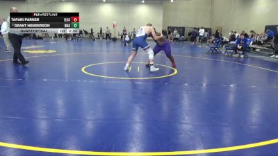 285 lbs Quarterfinal - Grant Henderson, North Iowa Area Community College vs Tafari Parker, Ellsworth CC