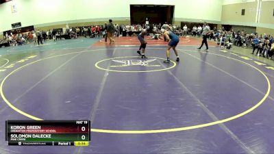 157 lbs Cons. Round 2 - Koron Green, Creighton Preparatory School vs Solomon Dalecke, Pine Creek