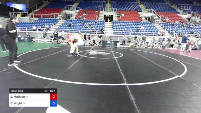 170 lbs Cons 16 #1 - Jack Mathieu, Georgia vs Brady Wight, California