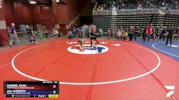 59 lbs Semifinal - Gabriel Ryan, Thermopolis Wrestling Club vs Ian Andreen, Douglas Wrestling Club