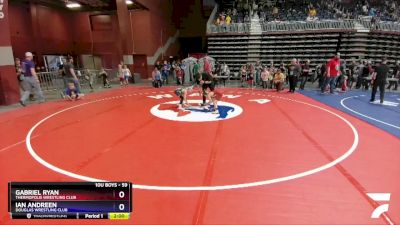 59 lbs Semifinal - Gabriel Ryan, Thermopolis Wrestling Club vs Ian Andreen, Douglas Wrestling Club