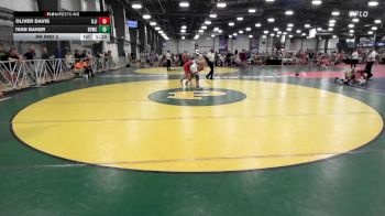 145 lbs Rr Rnd 2 - Oliver Davis, Illinois Menace vs Ivan Baker, Buffalo Valley Blue