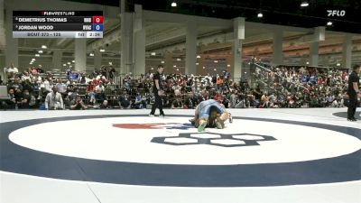 125 lbs Semis - Demetrius Thomas, Rhode Island vs Jordan Wood, New York Athletic Club