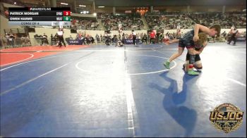 83 lbs Consi Of 4 - Patrick Morgan, Saints Youth Wrestling Club vs Owen Harms, Weatherford Youth Wrestling