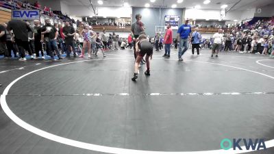 78 lbs Rr Rnd 1 - Ava Schultz, Rough Riders vs Lilli Albiston, Geary Youth Wrestling