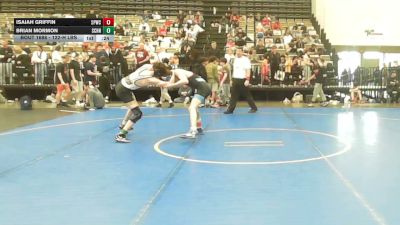 122-H lbs Consi Of 32 #1 - Isaiah Griffin, 5 Points Wrestling Club vs Brian Mormon, Sachem North