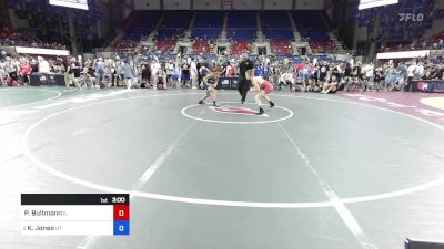 100 lbs Rnd Of 32 - Pierce Bultmann, IL vs Kacen Jones, UT