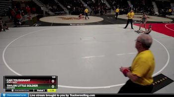 120 lbs Cons. Round 2 - Cam Tousignant, Scott West vs Taylon Little Soldier, Hastings