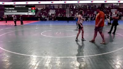 120 lbs Champ. Round 1 - Eli Pettit, Ridgevue vs Tyler Perez, Caldwell