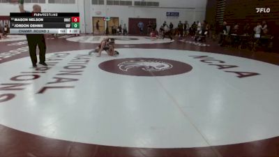 141 lbs Champ. Round 2 - Jordon Oehme, Sioux Falls vs Mason Nelson, Unattached