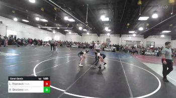 109 lbs Consolation - Lauren Thomson, Thunder RTC vs Raelynn Graziano, Carlsbad Combat WC