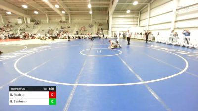 182 lbs Round Of 32 - Brady Raab, NC vs Grayson Santee, GA