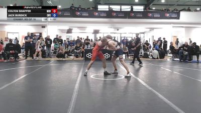 71 kg Champ. Rd Of 16 - Colton Shaffer, Moyer Elite Wrestling vs Jack Burdick, Carbon Wrestling Club