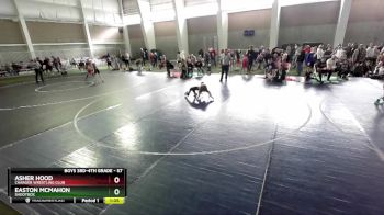 57 lbs Quarterfinal - Asher Hood, Charger Wrestling Club vs Easton McMahon, Shootbox