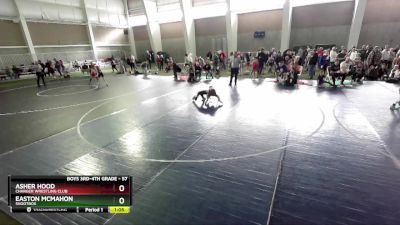 57 lbs Quarterfinal - Asher Hood, Charger Wrestling Club vs Easton McMahon, Shootbox