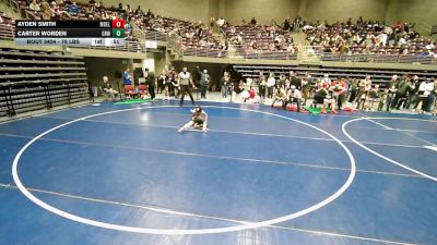 78 lbs Cons. Sub-quarters - Ayden Smith, Montrose Elite vs Carter Worden, Gold Rush Wrestling