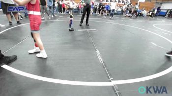 55 lbs Quarterfinal - Brody Corn, Mustang Bronco Wrestling Club vs Brastin Woods, Tecumseh Youth Wrestling