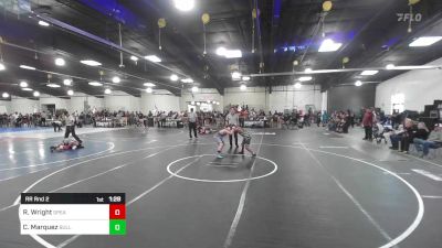 121 lbs Rr Rnd 2 - Rayfe Wright, Spearfish Youth WC vs Chris Marquez, Bulldogs Jr Wrestling