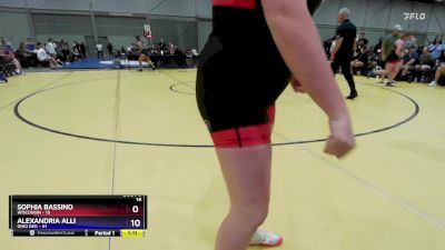 190 lbs Round 3 (8 Team) - Ella Creighton, Wisconsin vs Desi Lee, Ohio Red
