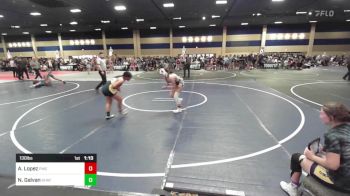 130 lbs Quarterfinal - Adrianna Lopez, Pike Peak Warriors vs Nohemy Galvan, Shafter YW