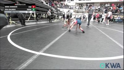 57-62 lbs 3rd Place - Bree Johnson, Standfast vs Eva Galindo, Prodigy NDT