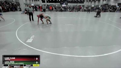 126 lbs Cons. Round 7 - Luke Cline, Missouri vs Luca Rios, Boneyard Wrestling Academy