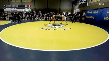 168 lbs 7th Place - Robert Kendall, Windsor (CO) vs Gunner Lopez, Grandview (CO)