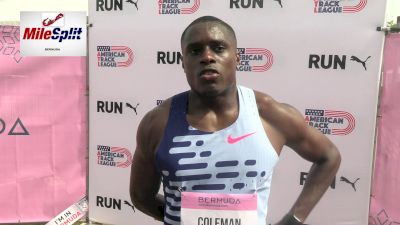 Christian Coleman Explains How To Run Under Pressure After Wining Bermuda Grand Prix 100m