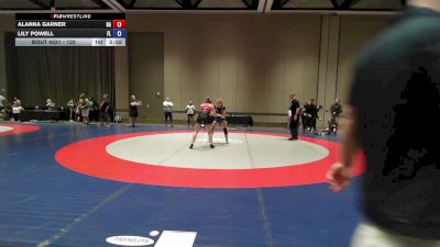 120 lbs Champ. Round 1 - Alanna Garner, GA vs Lily Powell, FL