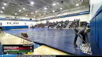 132 lbs Champ. Round 1 - Darrell Nanpuya, Omak vs Leonardo Garcia, Cascade (Leavenworth)