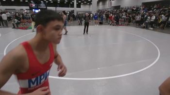 100 lbs Champ. Rd Of 64 - Oaker Cook, MO West Championship Wrestling Club vs Grayson VanValkenburg, Michigan Premier WC