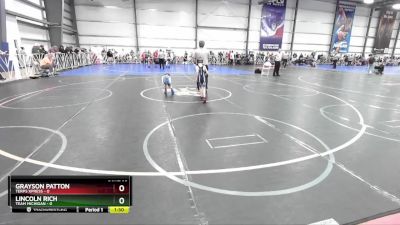 48 lbs Rd# 10- 4:00pm Saturday Final Pool - Grayson Patton, Terps XPress vs Lincoln Rich, Team Michigan