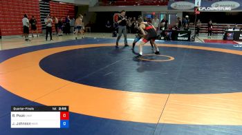 67 lbs Quarterfinal - Benjamin Peak, Unattached vs Jamel Johnson, Marines