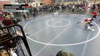 138 lbs Champ. Round 2 - Ethan Matthews, Bonners Ferry vs Wayland Holmberg, Davenport