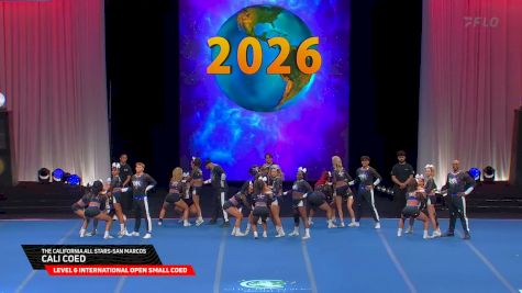 The California All Stars - San Marcos - Cali Coed [2026 L6 International Open Small Coed Semis] 2026 The Cheerleading Worlds