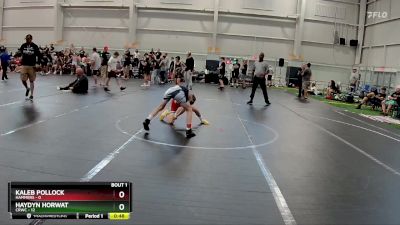 80 lbs Finals (2 Team) - Haydyn Horwat, CRWC vs Kaleb Pollock, Hammers