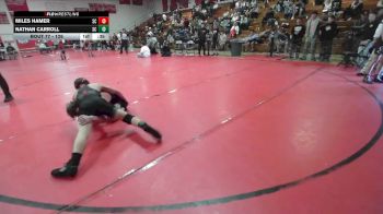 126 lbs Cons. Round 2 - Nathan Carroll, San Clemente vs Miles Hamer, San Clemente