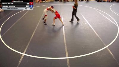 89.8-93.7 Champ. Round 1 - Hazel Allen, Super D Wrestling vs Smara Addow, Wayzata