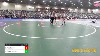 76 lbs Round Of 16 - Peyton Boston, OKWA vs Karver Peasley, Okanogan Underground