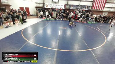 68 lbs Cons. Round 2 - Trevin Nelson, Timpanogos vs Thomas Davies, Shootbox Wrestling Club