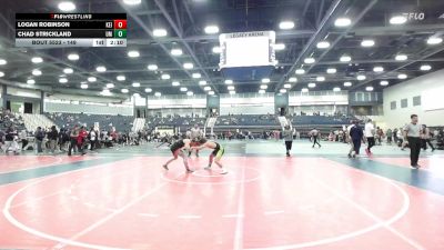 149 lbs Cons. Round 5 - Chad Strickland, Unattached Montevallo vs Logan Robinson, Level Up